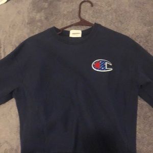 long sleeve champion hoodie w no hood